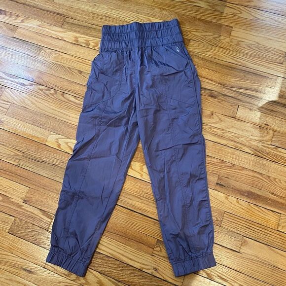 Free People, Purple The Way Home Jogger in Deep Sea | Size Small - Picture 2 of 6